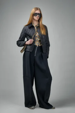 Burberry Cropped Quilted Nylon Witney Jacket - LABELS