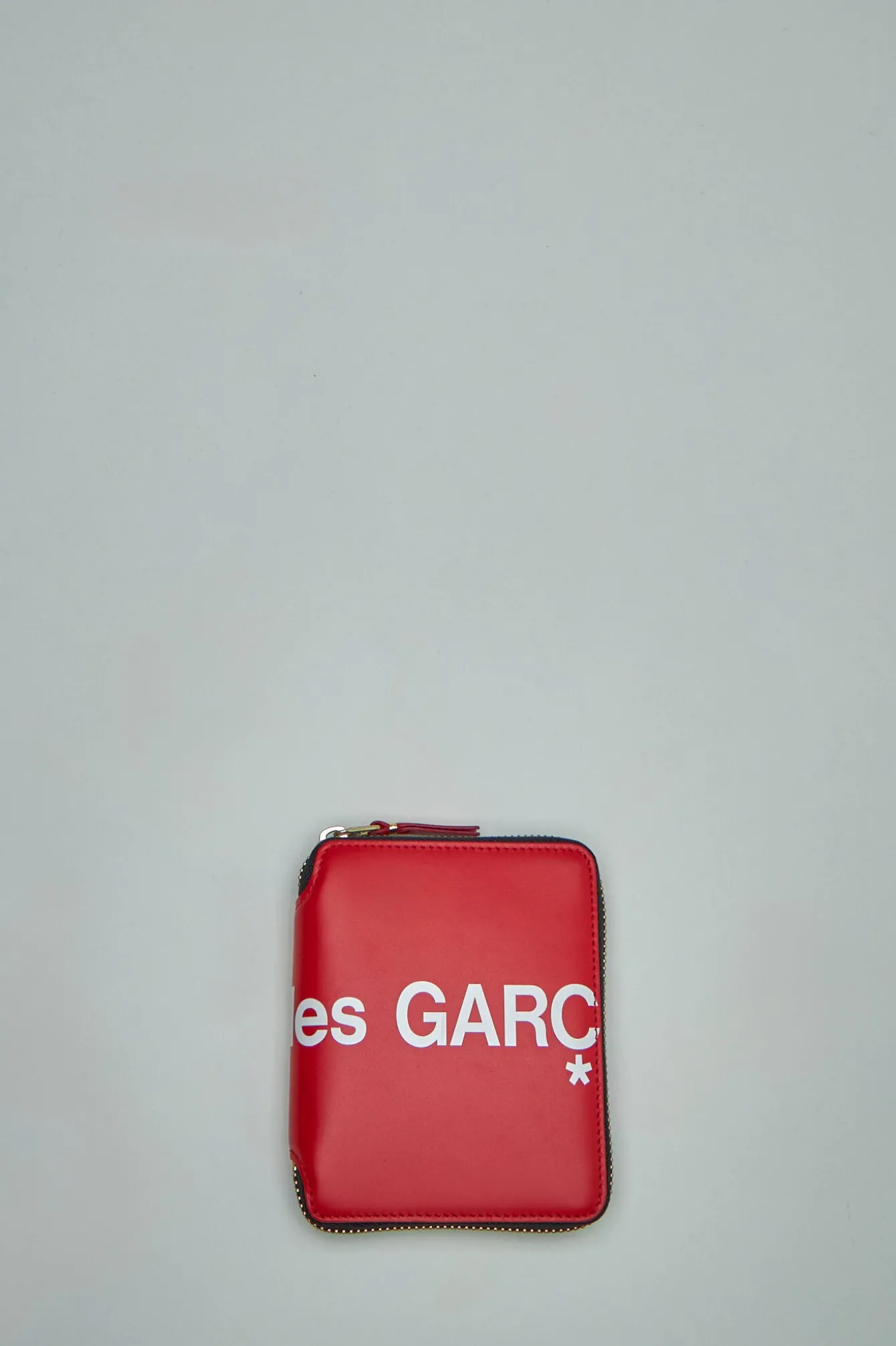 Comme des Garçons wallets Wallet Zip Huge Logo red - LABELS