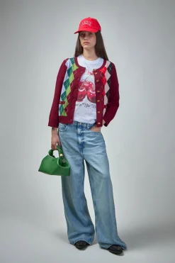 Ganni Basic Jersey Cherry Relaxed T-Shirt - LABELS
