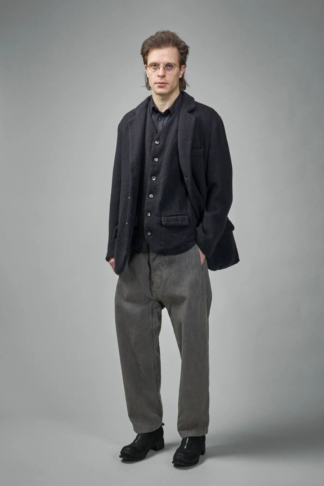 Geoffrey B. Small EVS01 Handmade Oure Cashmere Tailored Dress Supershirt - LABELS