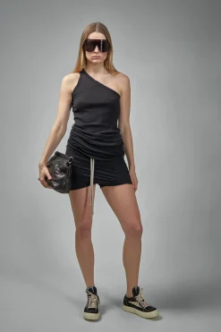 Rick Owens DRKSHDW One Shoulder Tank - LABELS