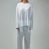 Sofie D窶僣oore Long Sleeve C-Neck Pajama In Fine Jersey - LABELS