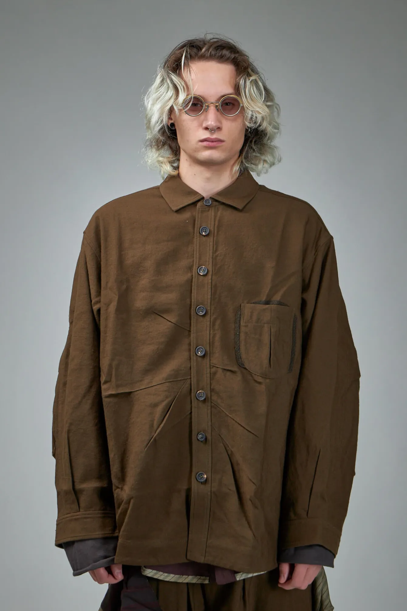 Ziggy Chen Back Pleats Shirt - LABELS